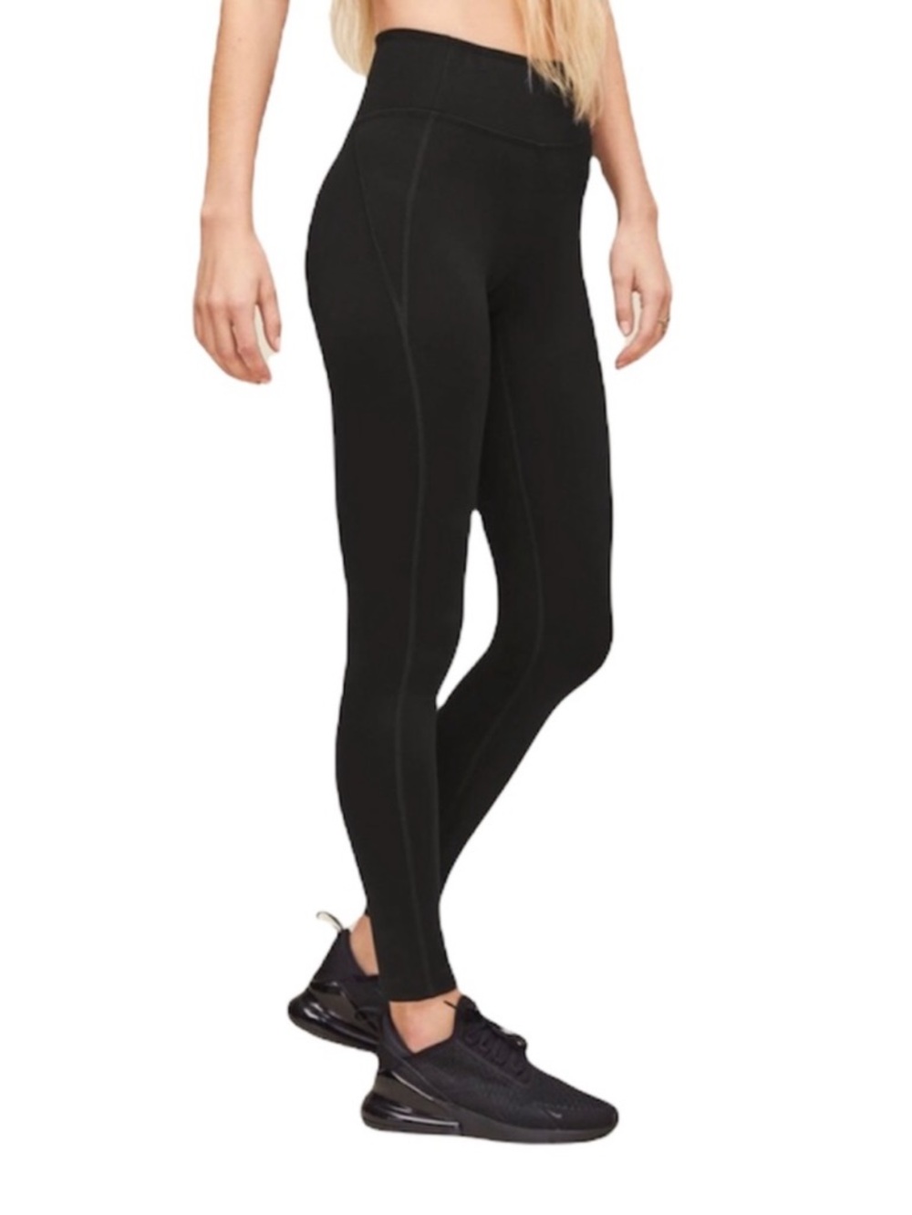 Girlfriend Collective Black High-Waist Performance Leggings Women’s Small